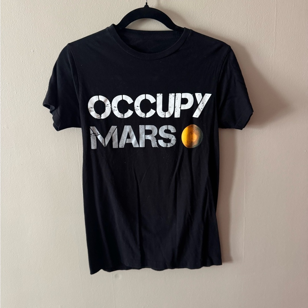 Black 'Occupy Mars' T-Shirt